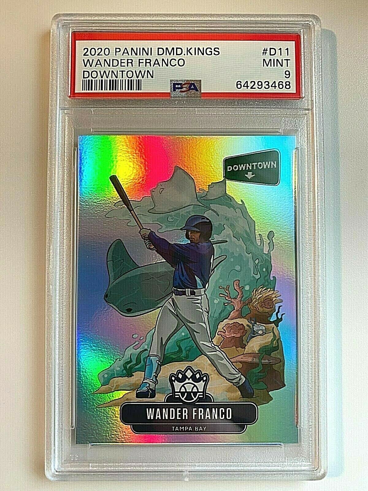 2020 Panini Diamond Kings Downtown #D11 Wander Franco SP PSA MINT 9#64293468