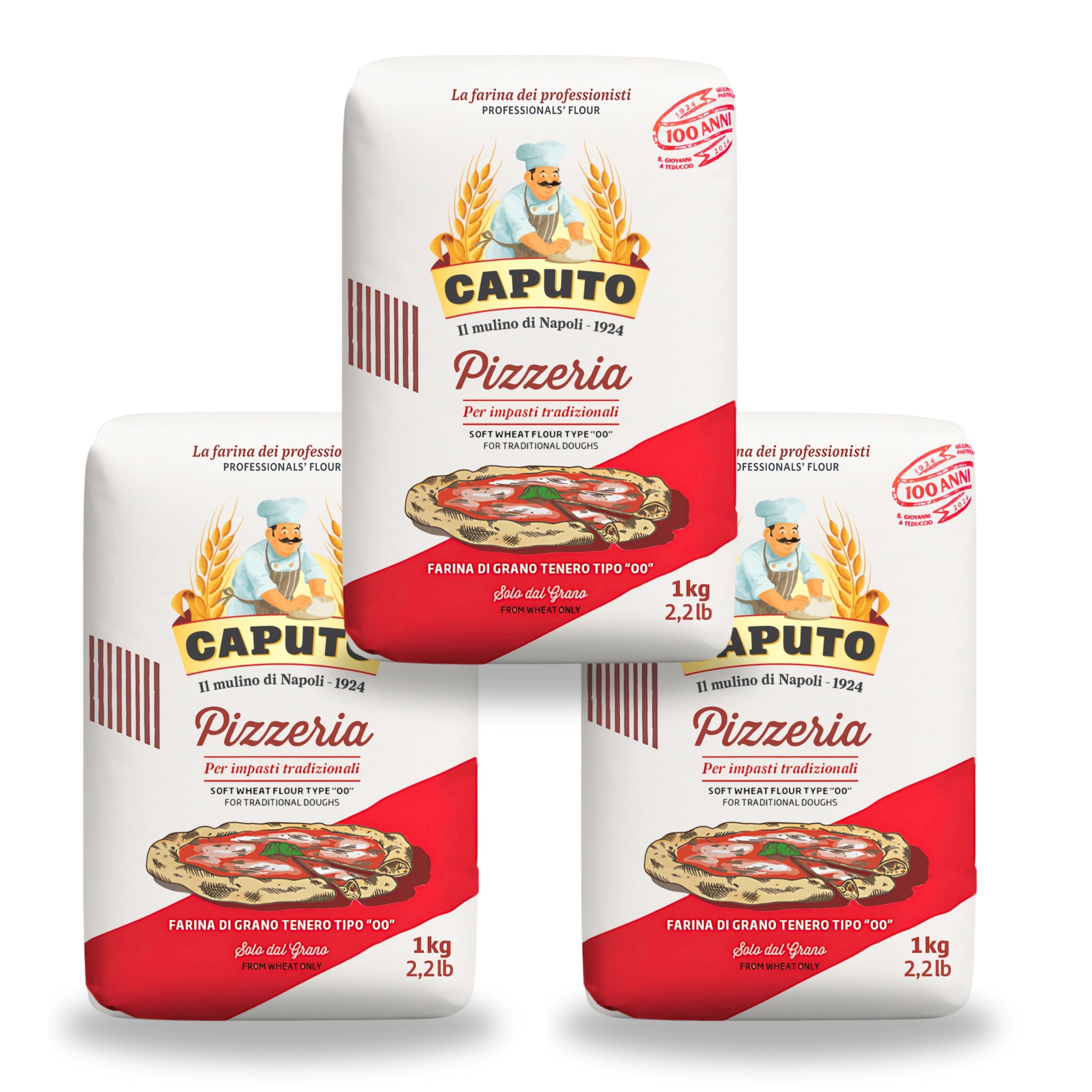 Caputo Pizzeria - Harina Italiana, Para Pizza Napolitana Clásica - Distribuido por Laborawi (2 Kg) — view 8