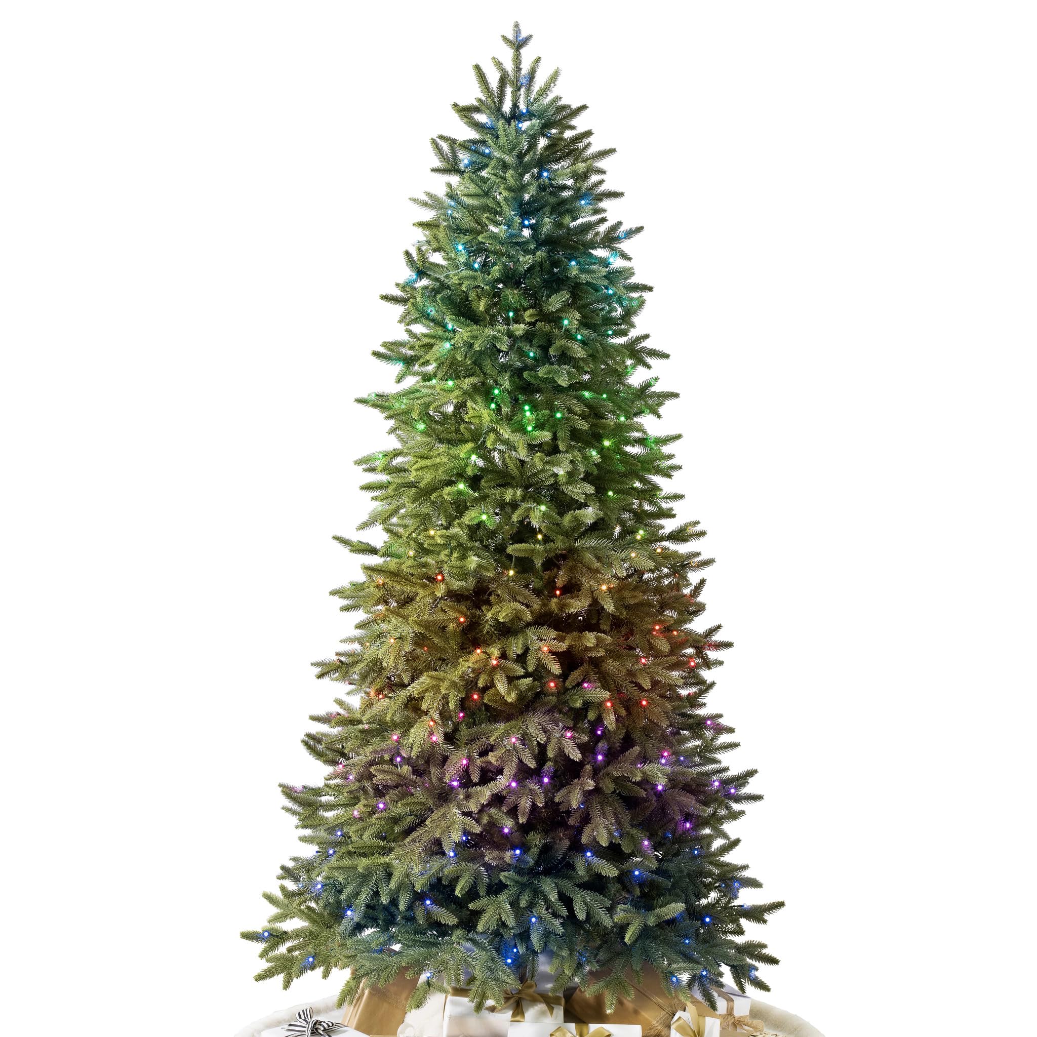 Balsam Hill 9ft Pre-Lit Silverado Slim Artificial Christmas Tree with Twinkly Light Show