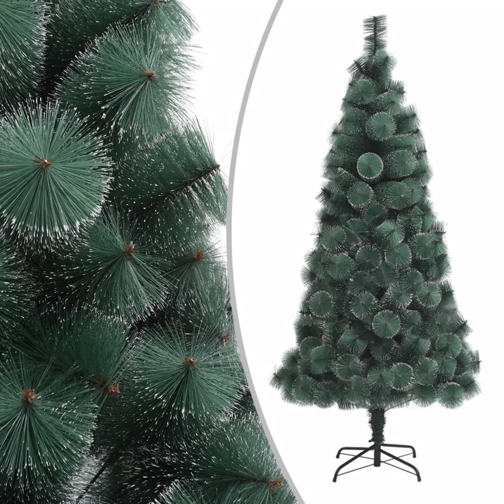 ShGaxin Künstlicher Weihnachtsbaum mit Ständer Grün 150 cm PET, Tannenbaum Künstlich, Christmas Tree, Tannenbaum Deko, Weihnachtsbäume, Christbaum - 328483