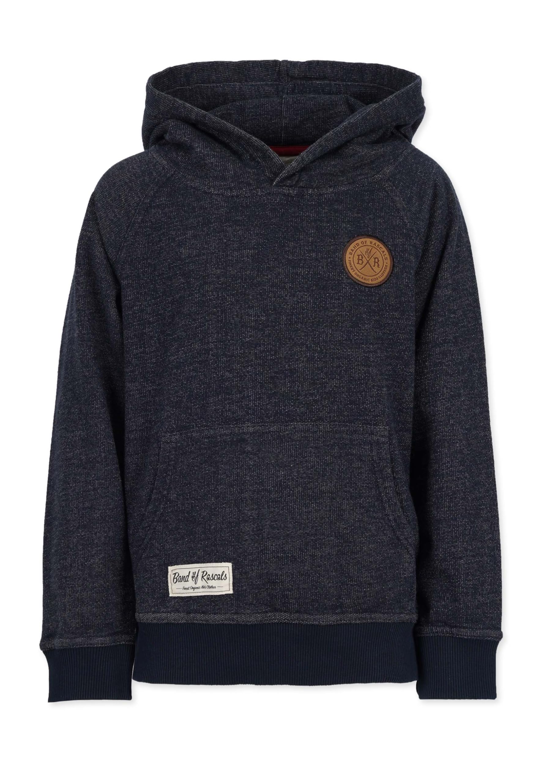 Band of Rascals Kinder Kapuzenpullover Denim Raglan aus Bio-Baumwolle