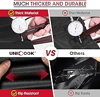 Vista 6 de Unicook Cubierta de parrilla de gas impermeable resistente al agua, cubierta de barbacoa de 65 pulgadas, material especial resistente a