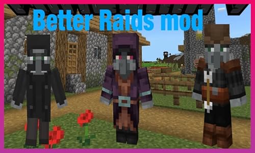 Difficult Raids Mod for minecraft MCPE