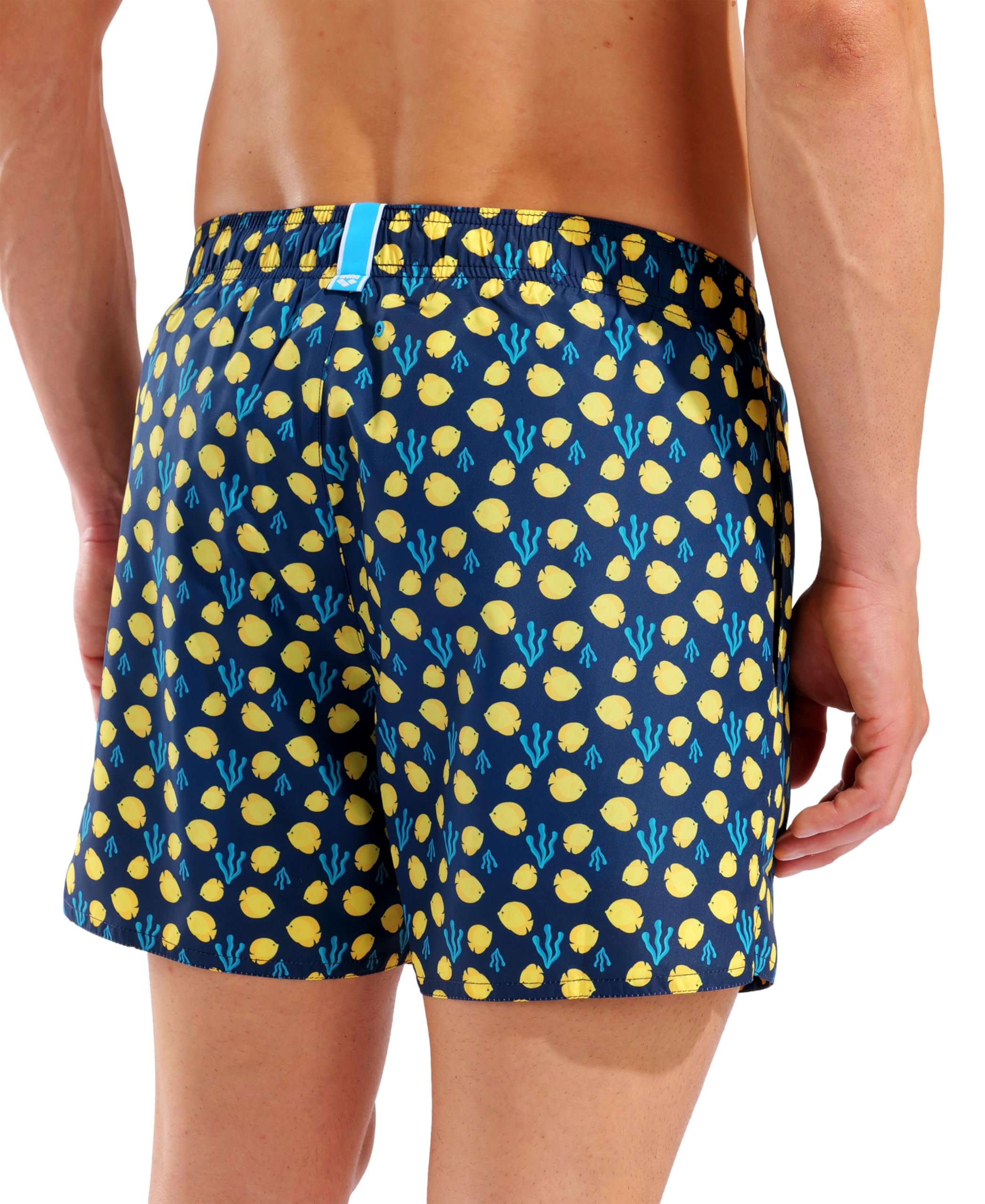 ARENA Men's Water Prints Beach Short AO, Color 805-SWIMMING Pool, Size XXL 805 - Swimming Pool XX-Large