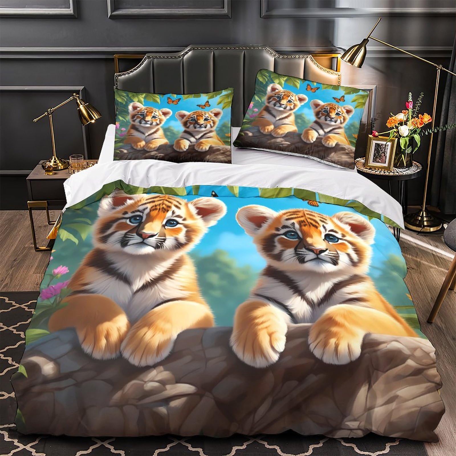Parure de lit microfibre hypoallergénique pour un sommeil sain