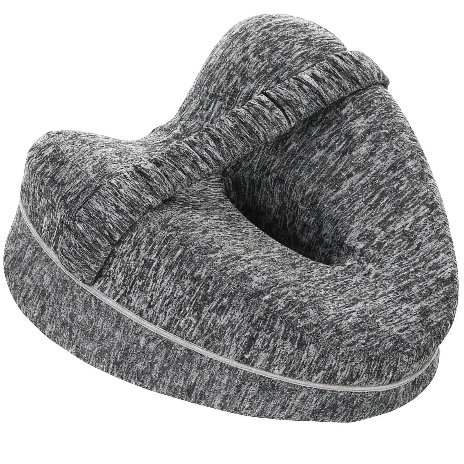 QUXVUIS Knee Pillow For Side Sleepers Ensures Optimal Sleep Position gray