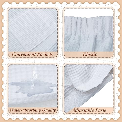 Miniatura 3 de Hercicy 2 piezas de toallas de spa para mujer, batas de gofre, toallas ligeras para ducha, bata de spa con cierre ajustable