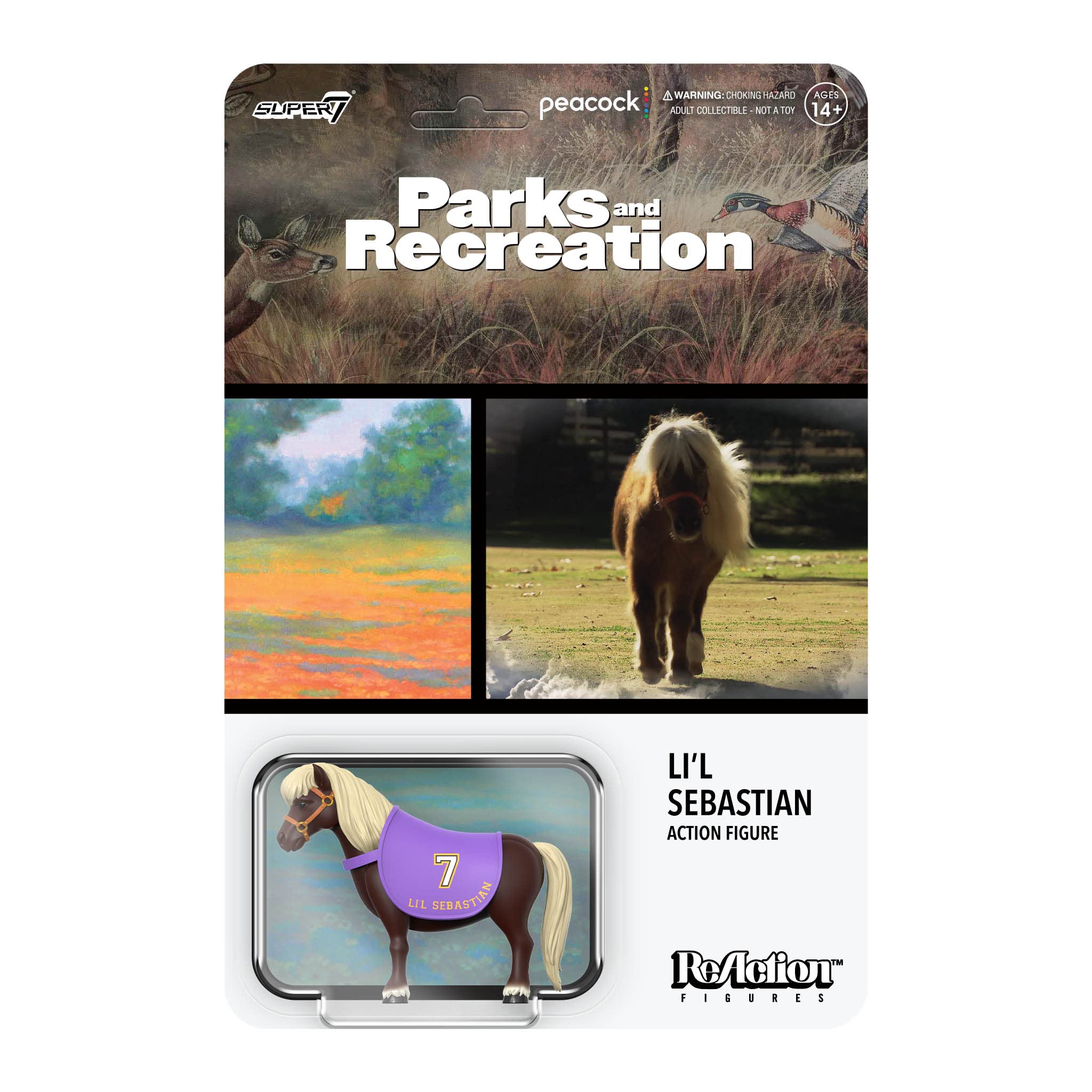 Super7 Parks and Recreation Li'l Sebastian - 3.75" Parks and Rec Action Figure Classic TV Show Collectibles and Pop Culture Toys
