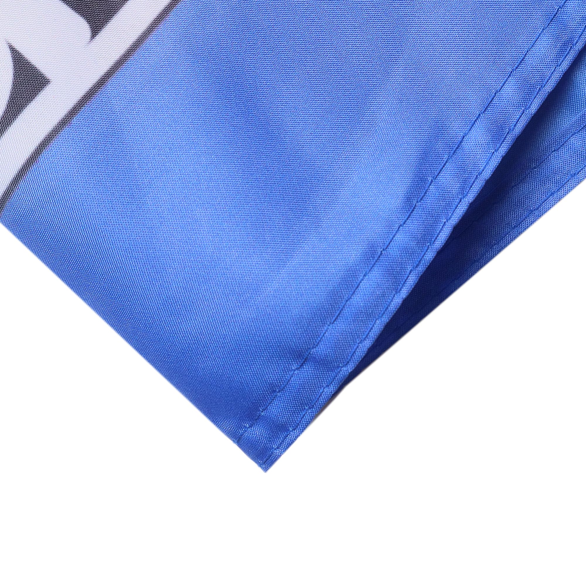 AZ FLAG Bandiera A Scacchi Bianchi E Blu 150x90cm - Bandiera Scacchiera Bianca ED Azzurra 90 x 150 cm
