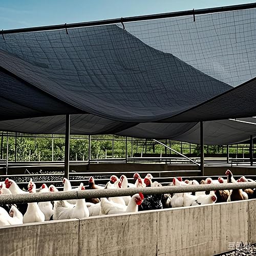 Miniatura 17 de winemana - Toldo para sombra del 90%, cubierta de sombra para perrera, resistente y duradera, lona de malla con ojales, para patio, plantas