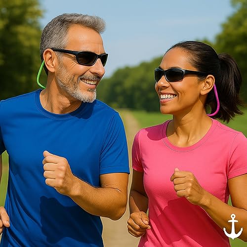 Miniatura 6 de Correas ajustables para lentes de sol, correa deportiva para niños, hombres y mujeres, soportes atléticos para lentes alrededor del cuello para