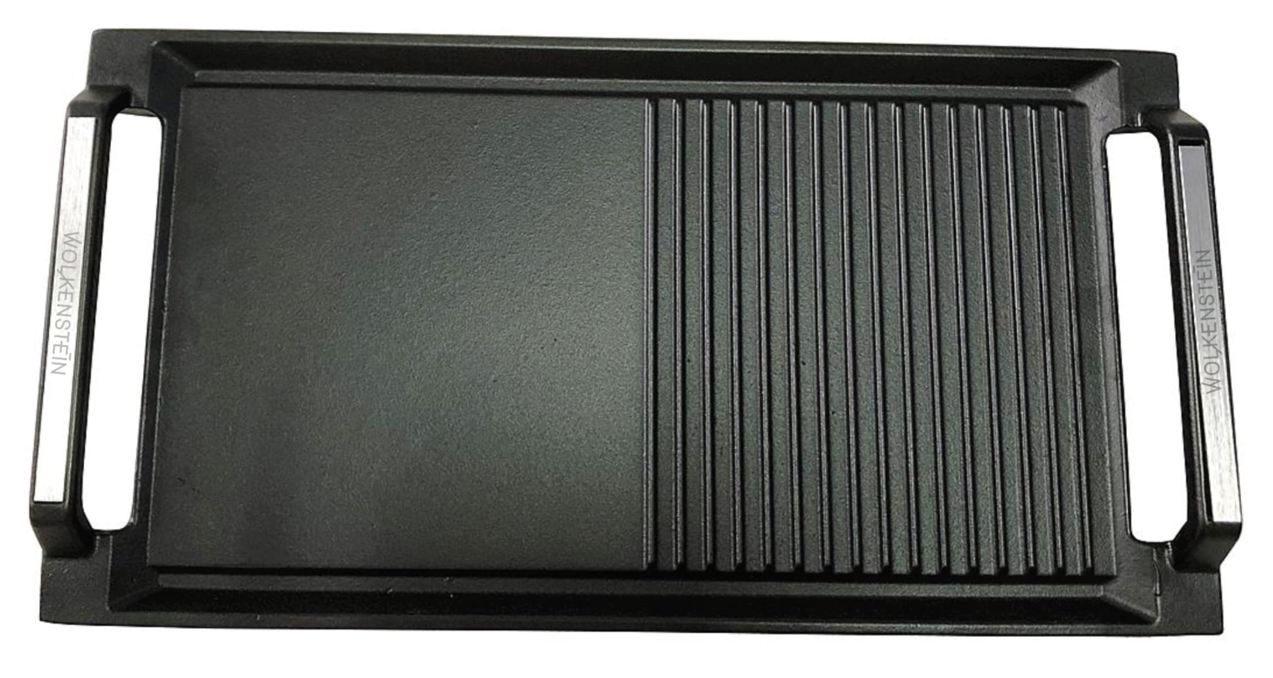 WOLKENSTEIN Grillplatte Plancha GP1W – induktionsgeeignet aus Gusseisen