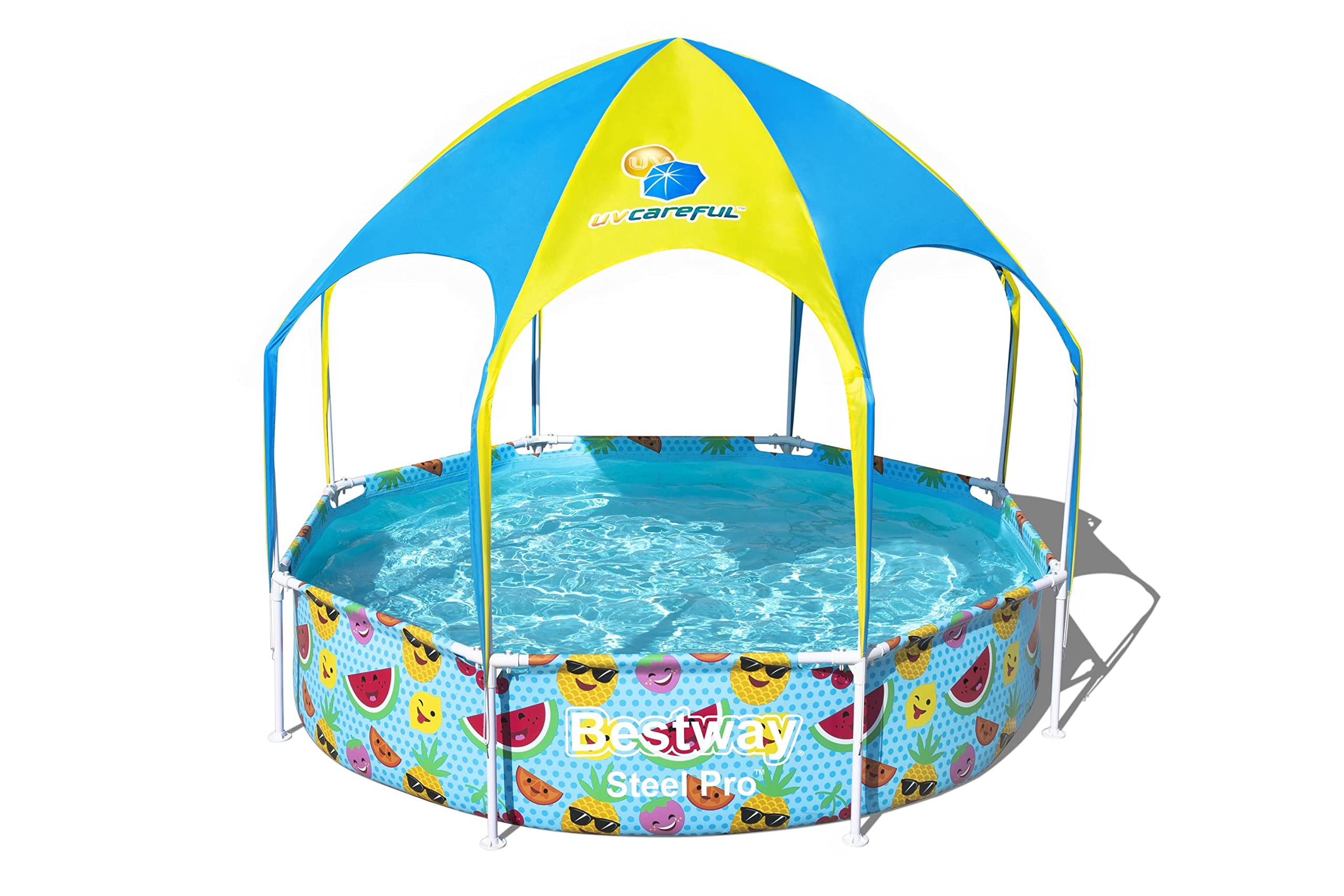 Above Ground Portable 8ft Diameter, 1.8ft Height Splash-in-Shade Play Swimming Pool (56432)