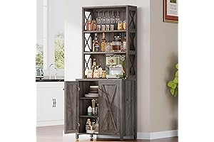 Versatile Kitchen Bar Cabinet for Wine, Liquor, and Beyond