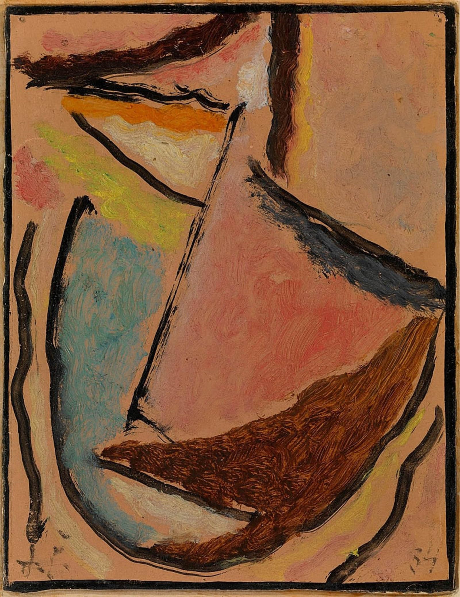 SERENDIPITP Vintage Wall Art Canvas Nordic Poster Canvas Print Picture Small Abstract Head by Alexej Von Jawlensky Wall Art Poster for Home Decor 60x90cm