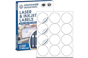 Avery 2.5 Inch Round Labels for Multipurpose Use - 100 Sheets, 1200 Labels
