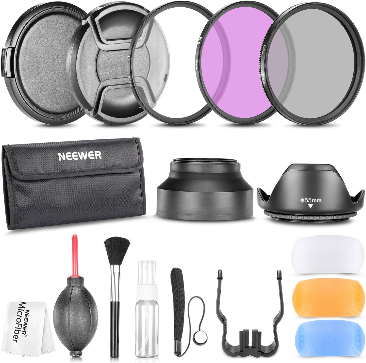 Neewer 55MM Professional Accessory Kit for SONY Alpha A7