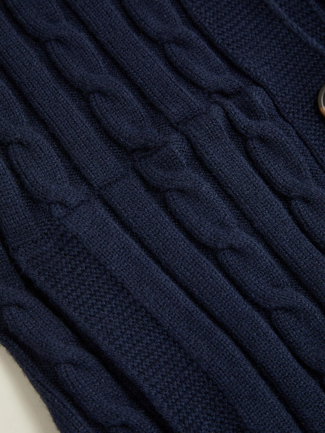 CIDER Cable Knit Hooded Long Sleeve Cardigan
