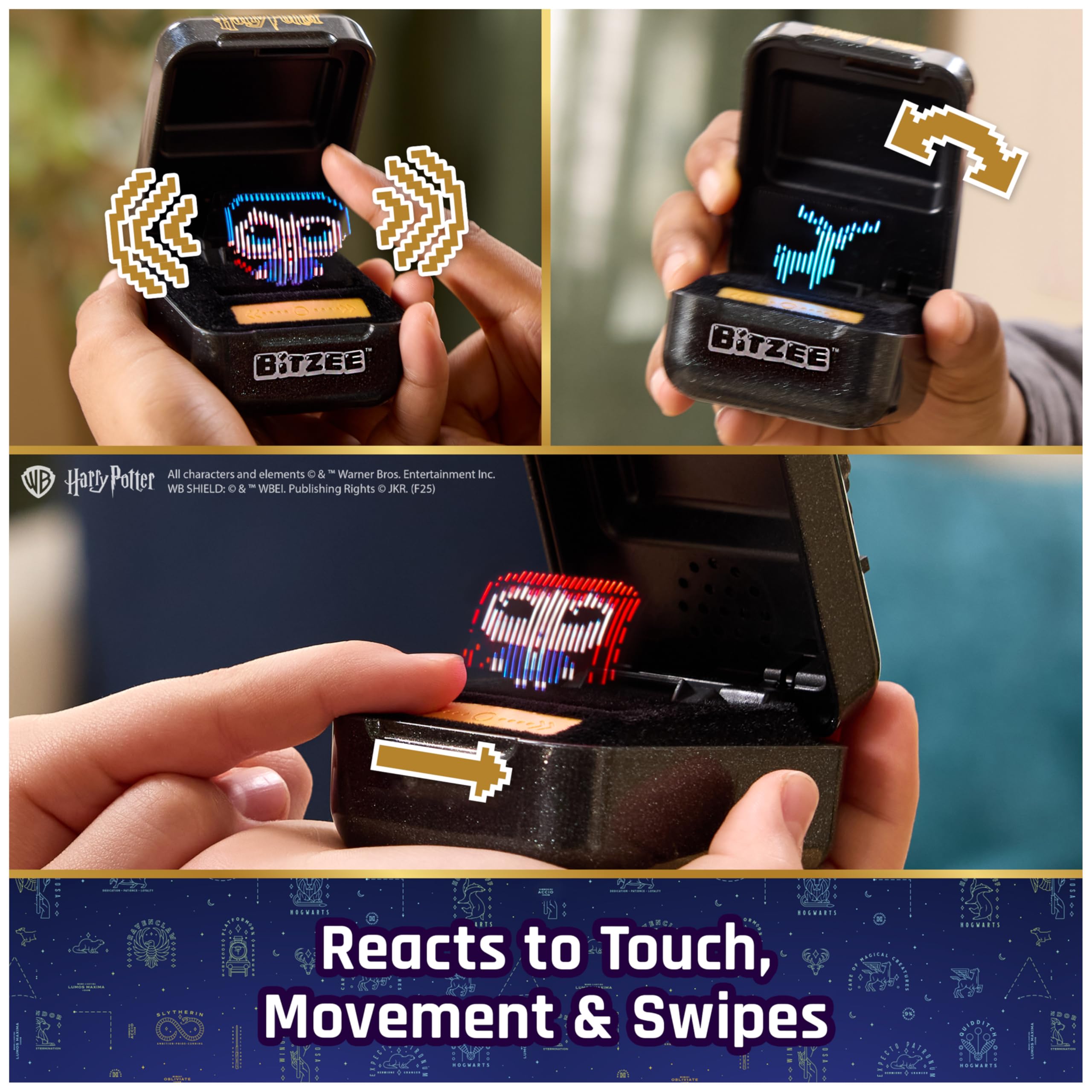 Wizarding World Harry Potter, Bitzee Interactive Toy with 20 Characters Inside, Reacts to Swipes, Tilts & Taps, Digital Pet Kids Toys for Girls & Boys