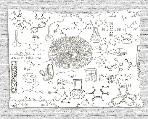 Miniatura 43 de Ambesonne Tapiz con texto en inglés, las sonrisas siempre están de moda en estilo de escritura a mano en acuarela, arte para colgar en la pared para