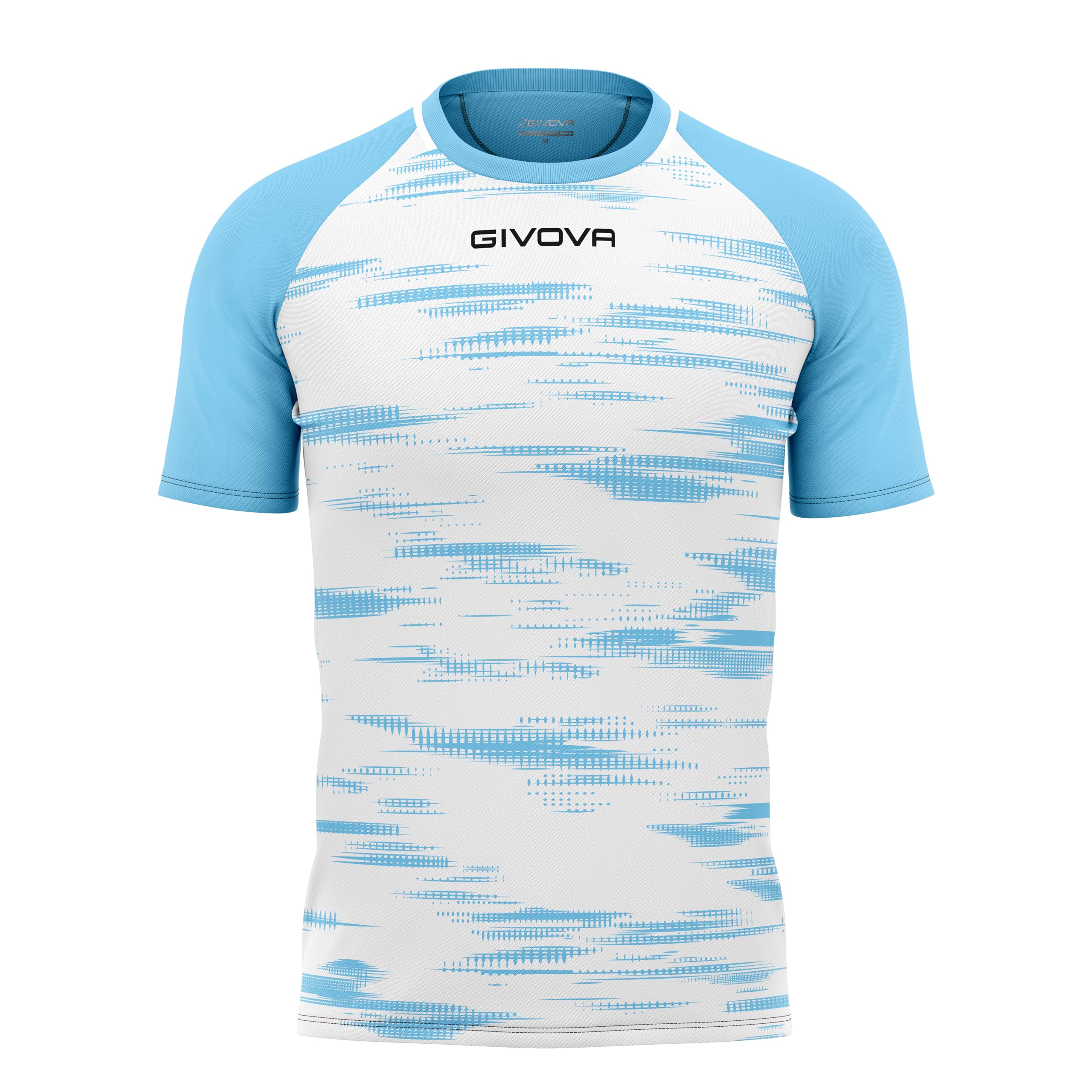 Givova Shirt Pixel Bianco/Celeste Tg. L - 4