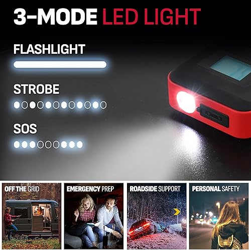 Miniatura 5 de Schumacher Electric Arrancador de litio y batería portátil con almohadilla de carga inalámbrica patentada de 10 W, SL1643, 4 en 1, 2000 amperios, 12