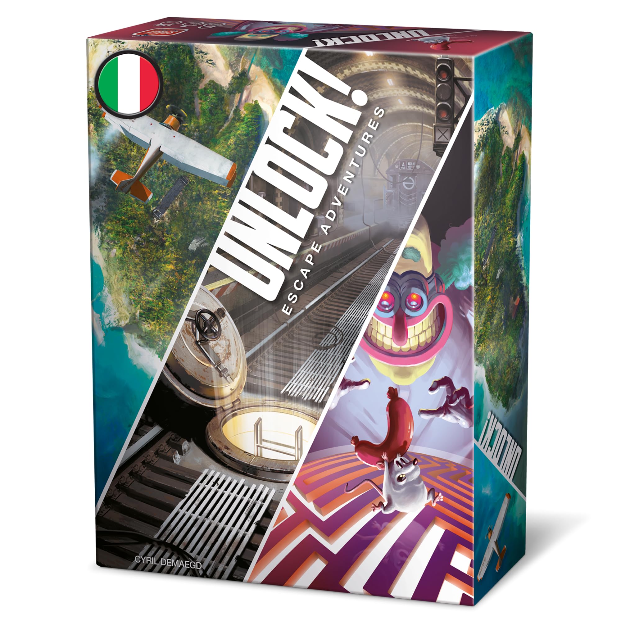 Asmodee- Unlock Gioco da Tavolo Edizione in Italiano, Multicolore, 8980
