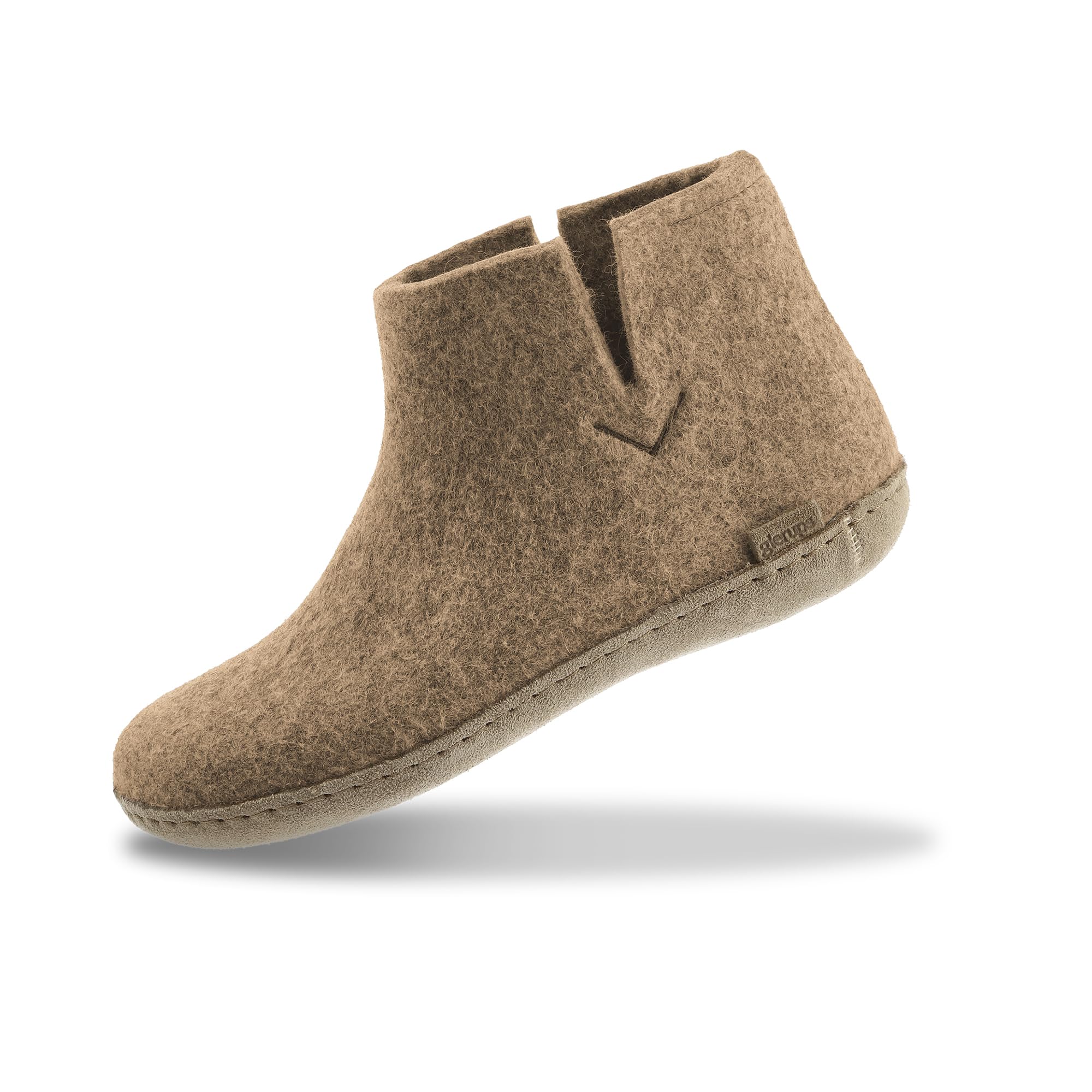 Glerups womens Wool Boot Leather Outsole