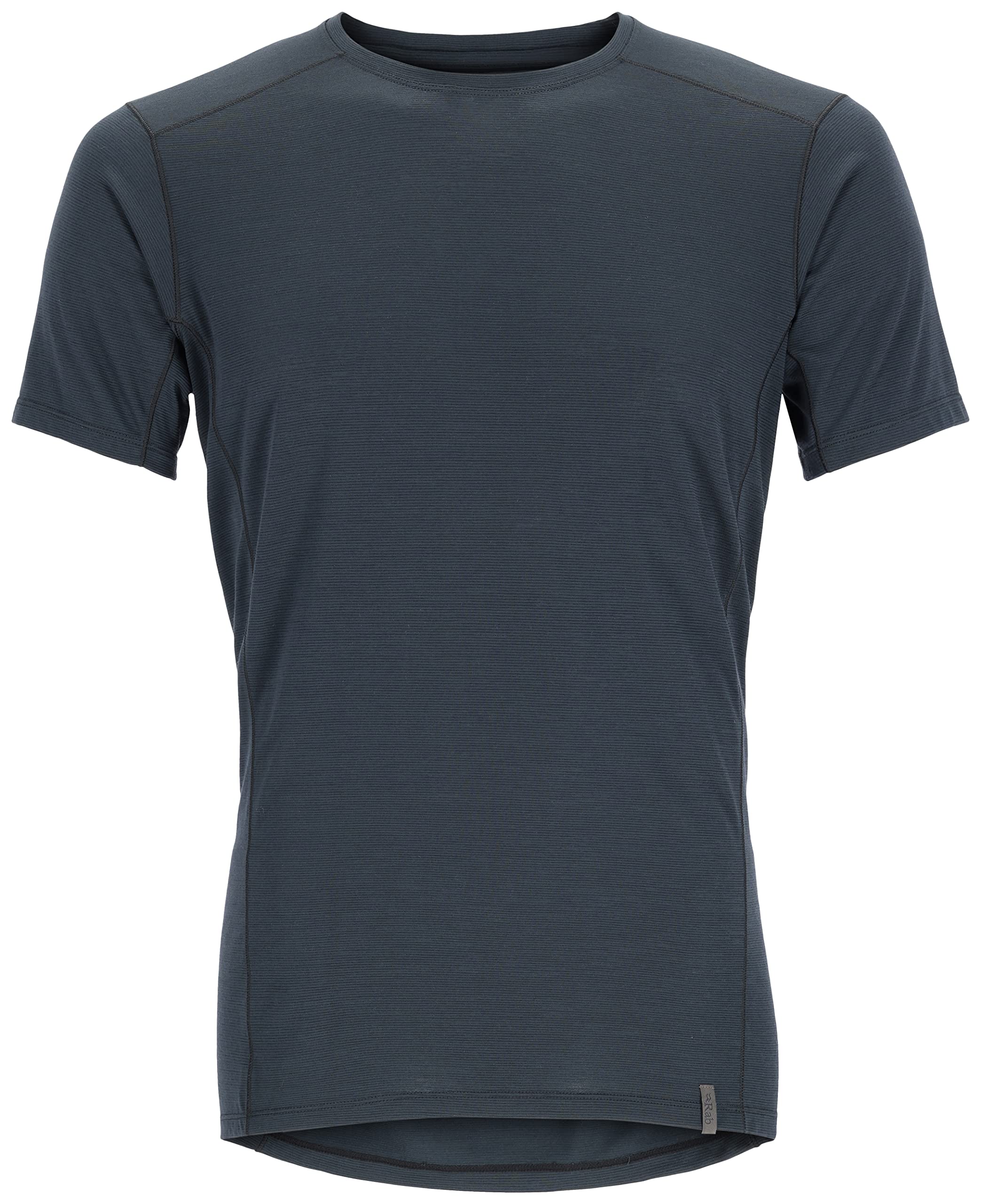 Rab Men's Syncrino Base Tee Short-Sleeve T-Shirt for Skiing, Trekking, & Climbing - Beluga - Small