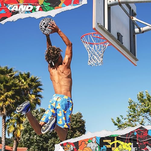 Miniatura 4 de AND1 Chaos - Pelota de baloncesto de goma: lista para jugar, tamaño reglamentario oficial (29.5 pulgadas), para juegos de baloncesto en interiores y