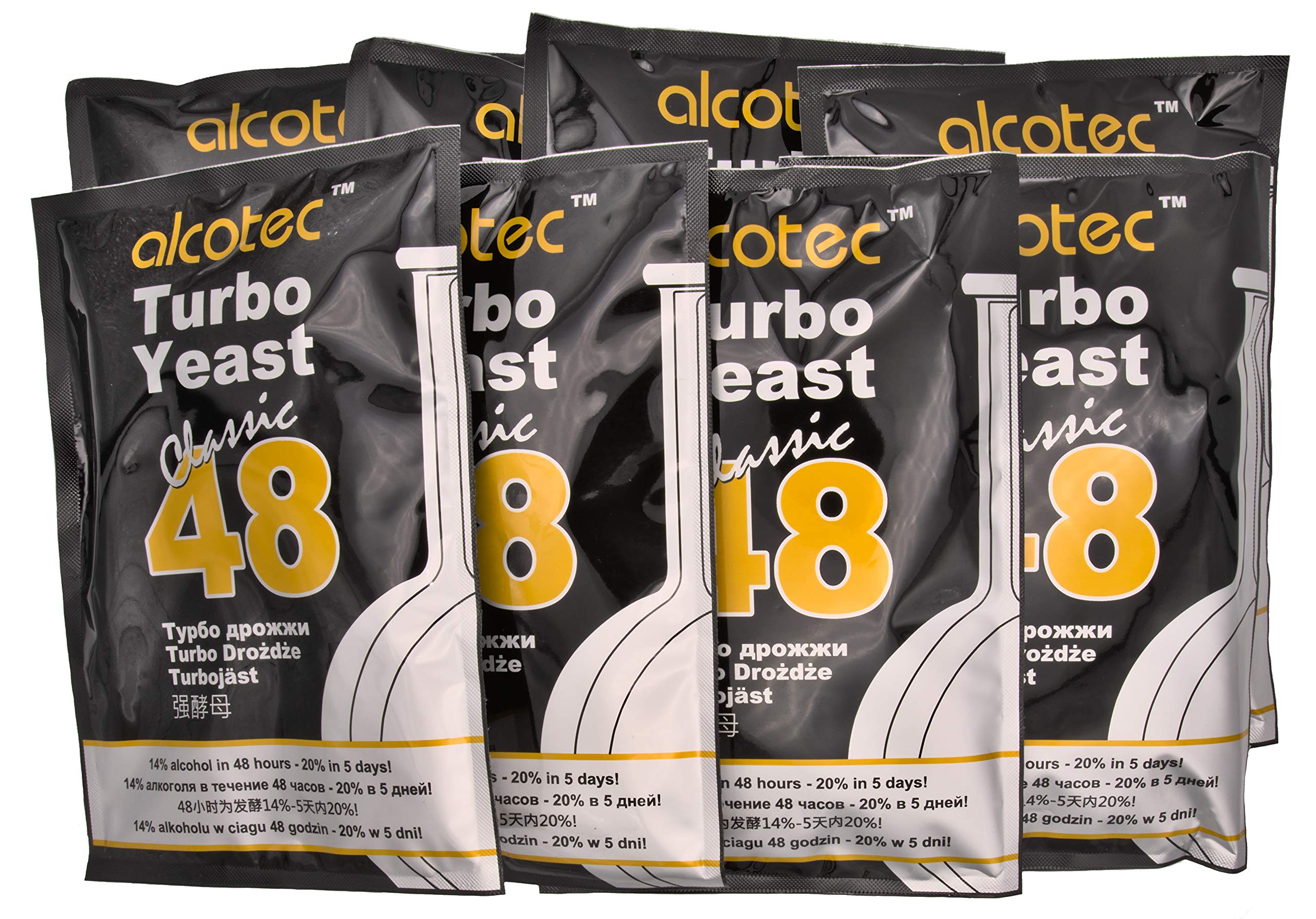 Alcotec Turbohefe Classic 48h 20% alkoholu 8 x