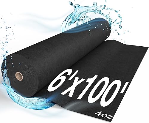 Miniatura 14 de Tela geotextil no tejida, 4 pies x 50 pies 4 oz BE&ST para proyectos de paisajismo, drenajes franceses, muros de contención, base, drenaje, tela