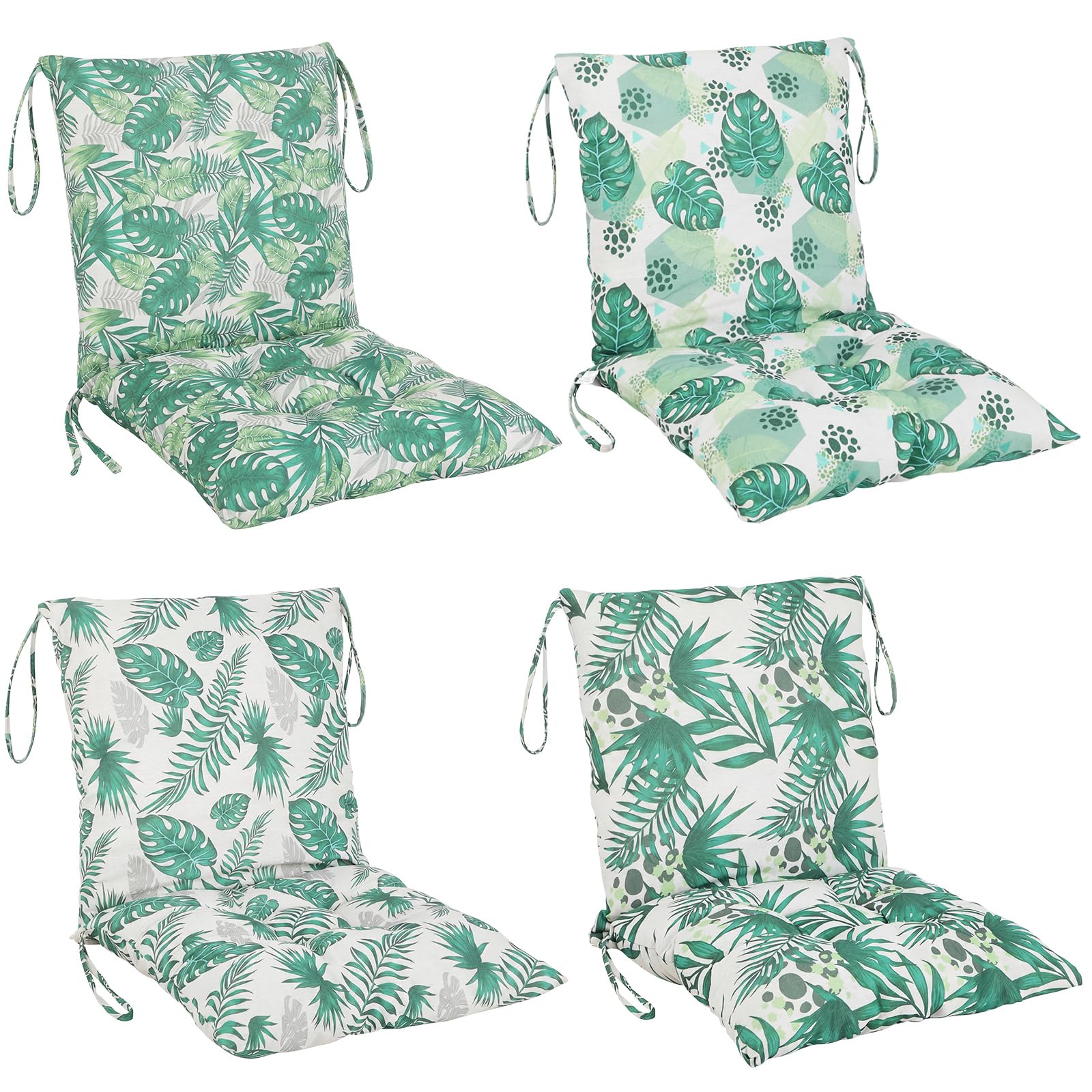 Colorful Flower Patio Chair Cushions - FREE SHIPPING -8 Colorful Flower Patio Chair Cushions - FREE SHIPPING -8