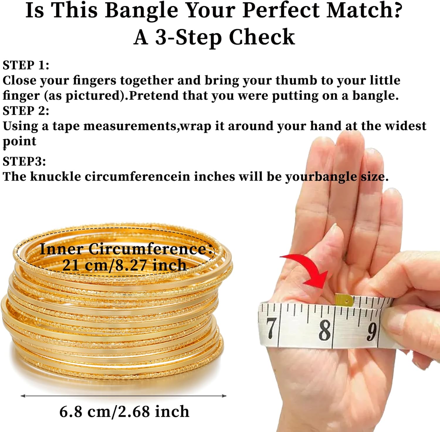 Gold Bangles for Women, 12 Pcs Boho Stackable Bracelets Multi Layer Textured Chunky Bracelets Jewelry Set for Women - Image 6