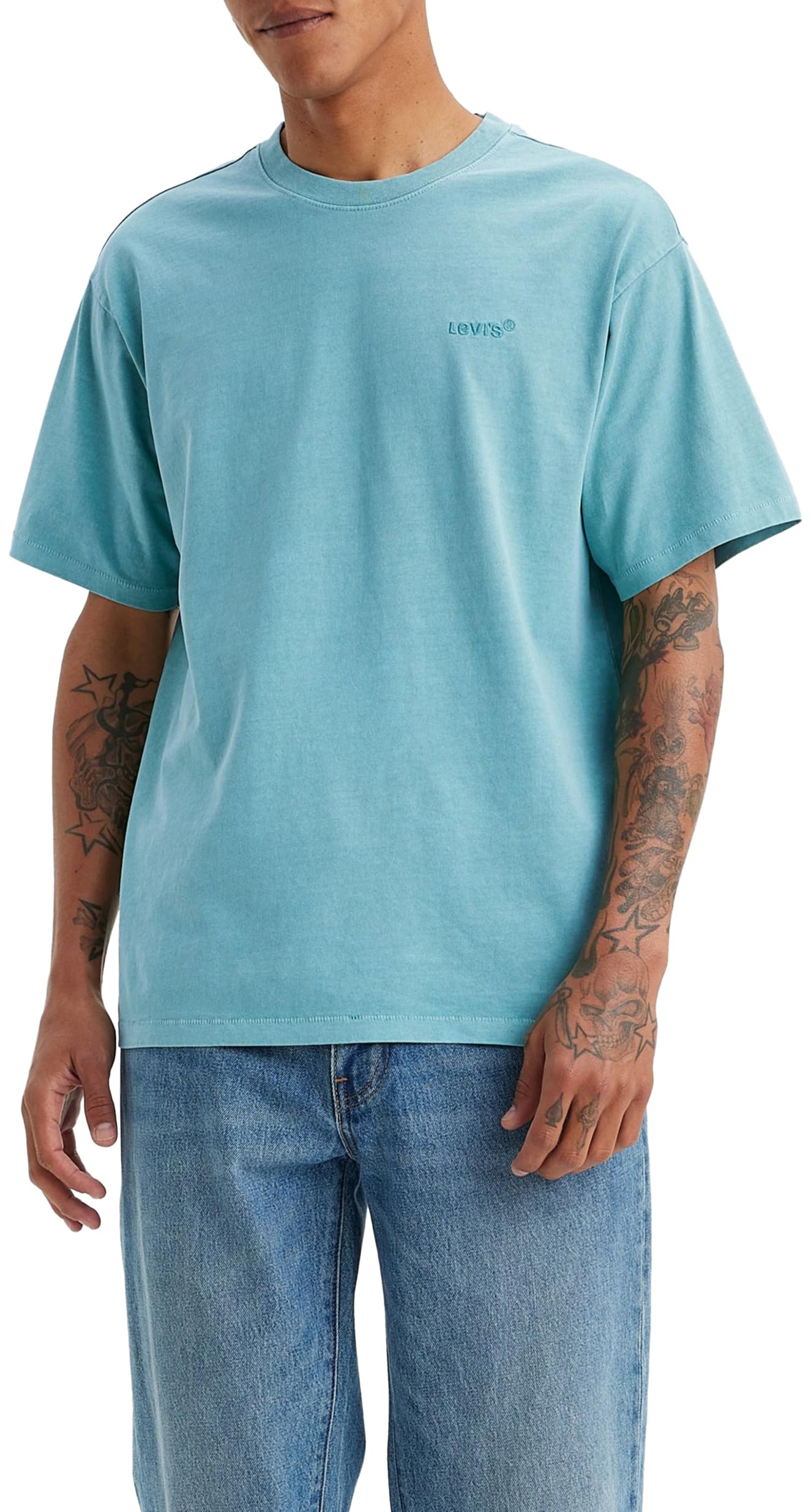 Levi's A0637-0145 Men's Tops, Green, S