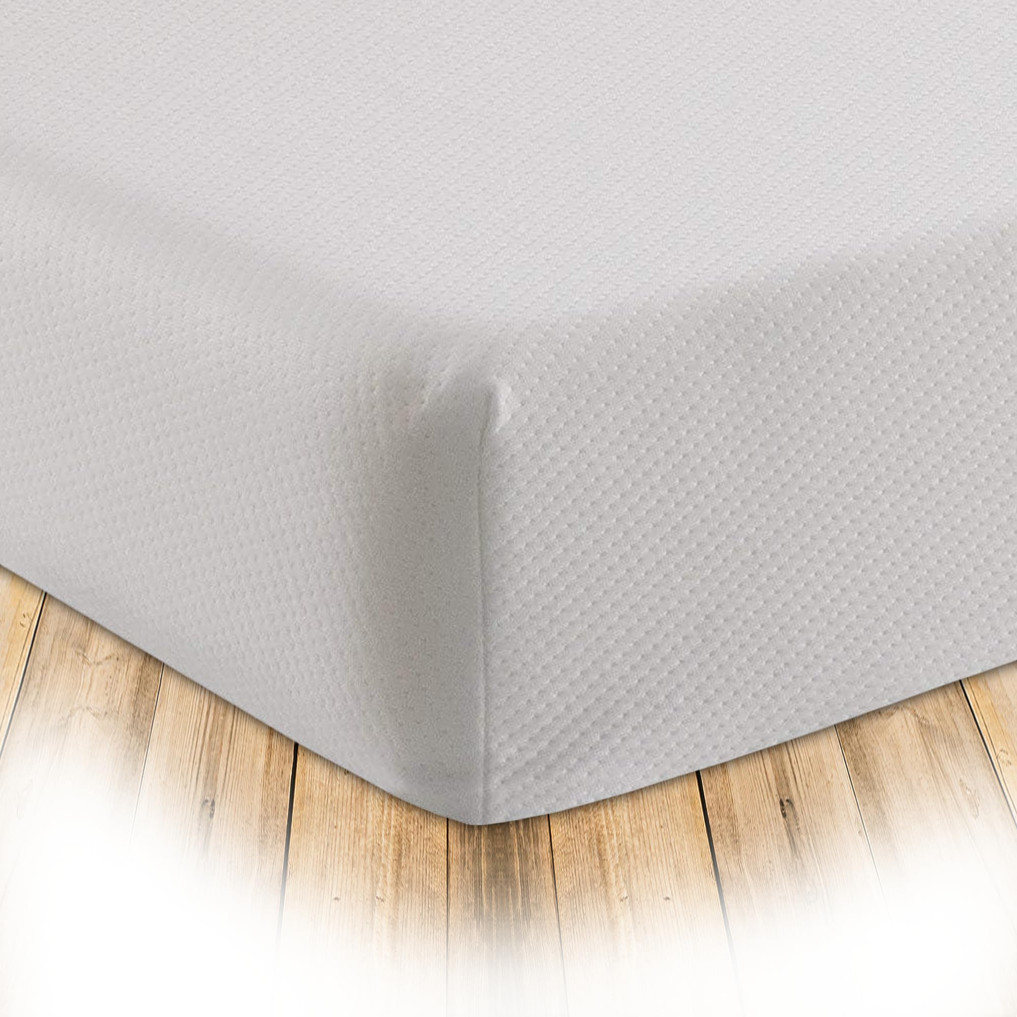 Starlight Beds 6 Inch European Double Memory Foam Mattress – Medium/Firm with Removable Cover. Reflex Foam and Memory Foam. 140x200 Bed Mattress (140x200x15cm)