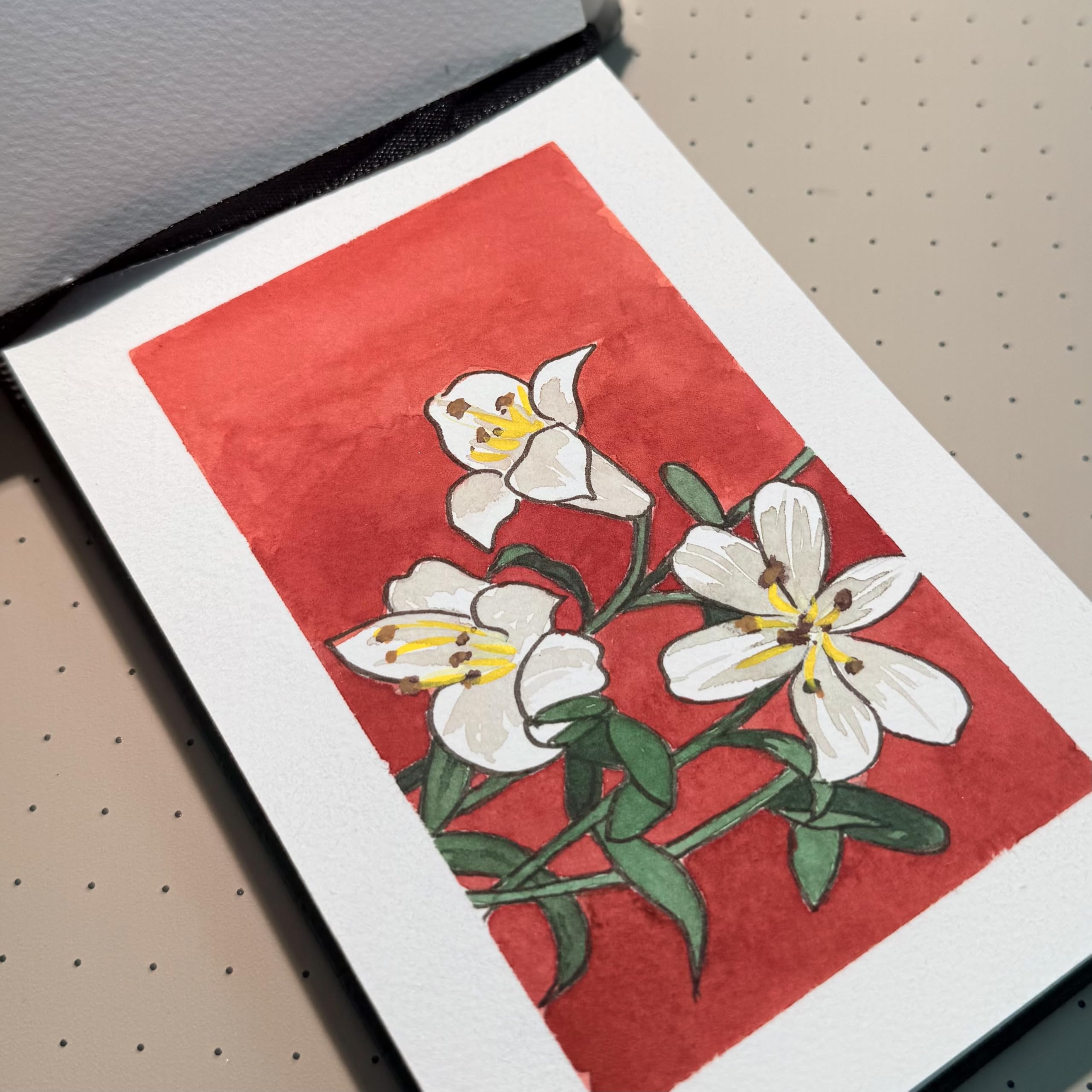 SEMLEART 42-arkuszowy dziennik akwarelowy 4 x 6, papier do prasowania na zimno 300 g/m², okładka tłoczona PU, szkicownik podróżny do malowania i mieszanych mediów
