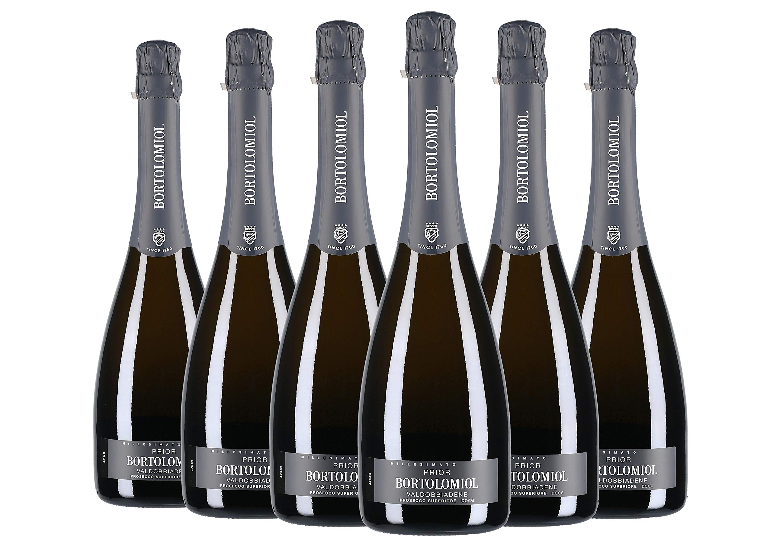 Valdobbiadene Prosecco Superiore Brut DOCG Prior Bortolomiol 2019 0,75 L box da 6 bottiglie
