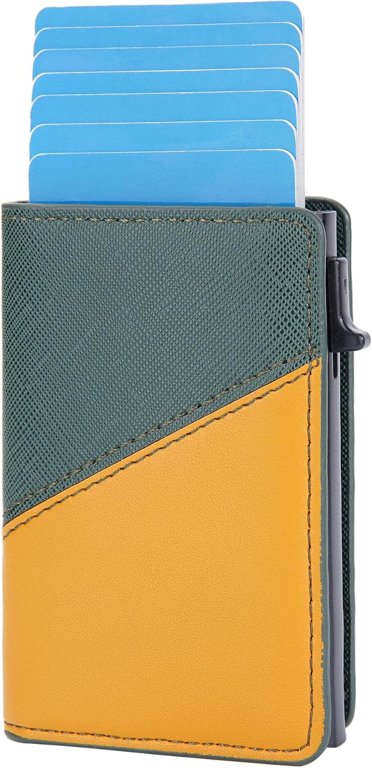 YILANDI Slim Card Wallet for Men with Money Clip Minimalist