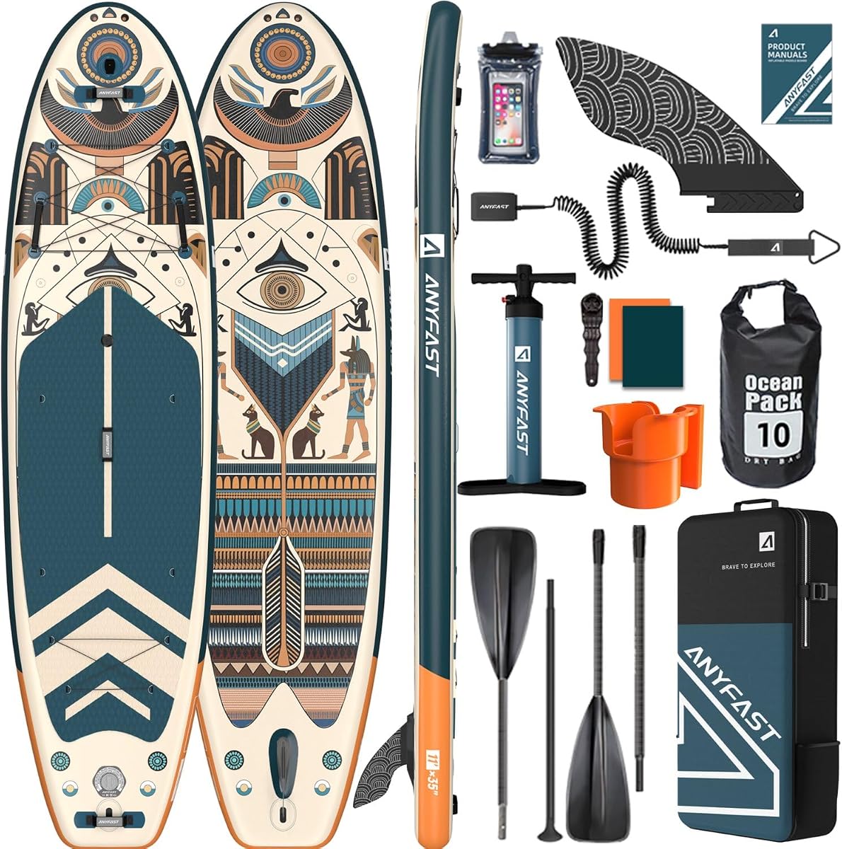 Stand up Paddle-Board-Wide-Inflatable-Fishing-Paddleboard - 11'x35'',450lbs,Extra Wide,Ultra Stable,Non-Slip SUP,Pump,Camera Mount,Leash,Backpack,Kid Handle, Accessories,Youth/Adult