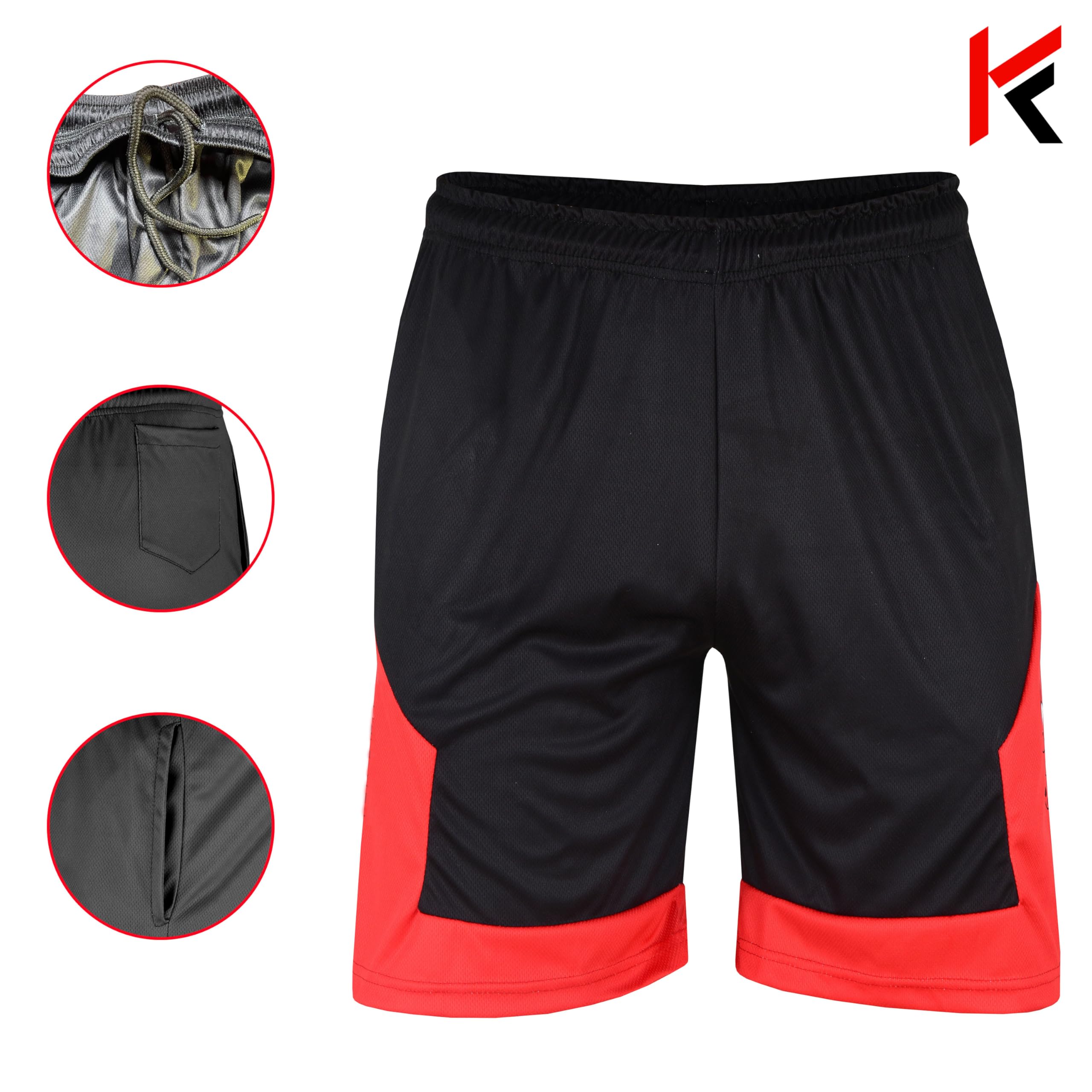 KONCEPT Basketball Kit - 2-piece basketball shirt & short, sleeveless basketball outfit, adult basketball Jersey sportswear