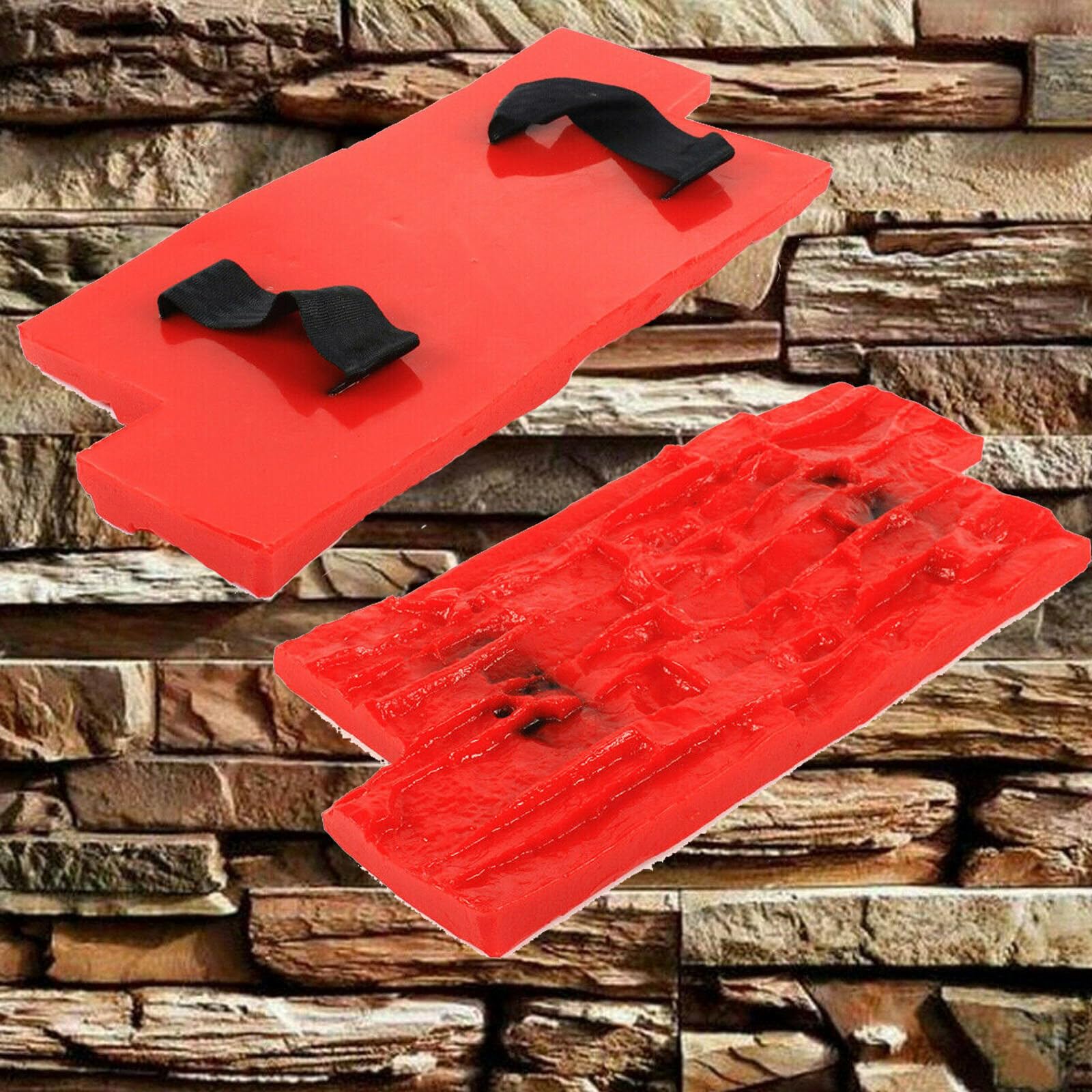 YIPONYT Granite Mat Stamp- Texturing Skin Slate Pattern Stone Decorative Concrete Cement Imprint Texture Stamp Mat Polyurethane Stamping(15.7"x7.8"