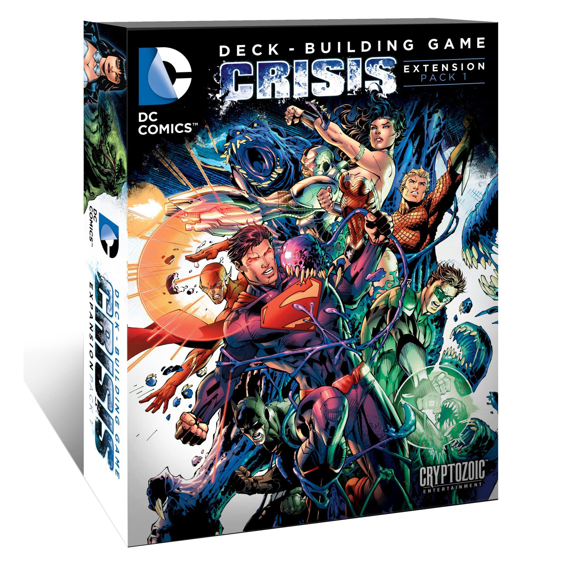 Don't Panic Games | DC Comics Deck-Building Game : Crisis (Extension) | Jeu de société | À partir de 14 Ans | 1-5 Joueurs | 60 Minutes