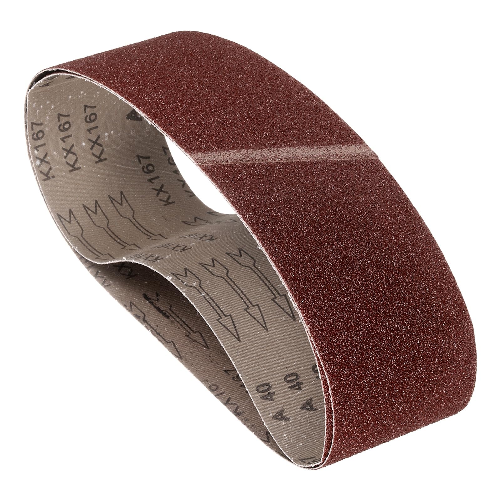Kozelo 2 Pcs Sanding Belts 6 x 48 Inch 40 Grit Aluminum Oxide Abrasive Sandpaper for Belt Sander Metal Grinding Wood Working Weld Rust Removal