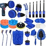 Car Detailing Kit, Car Detailing Brush Set, Auto Detailing Drill Brush Set, Car Detailing Brushes, Car Wash Kit, Car Accessories, Car Cleaning Tools Kit for Interior, Exterior, Wheels