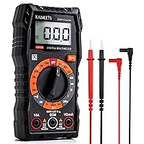 Multimetro Digitale KAIWEETS Tester Portatile MINI TRMS 2000 Conta Tensione CA CC, Corrente CC, Resistenza, Continuità, Diodi, Doppio Isolamento