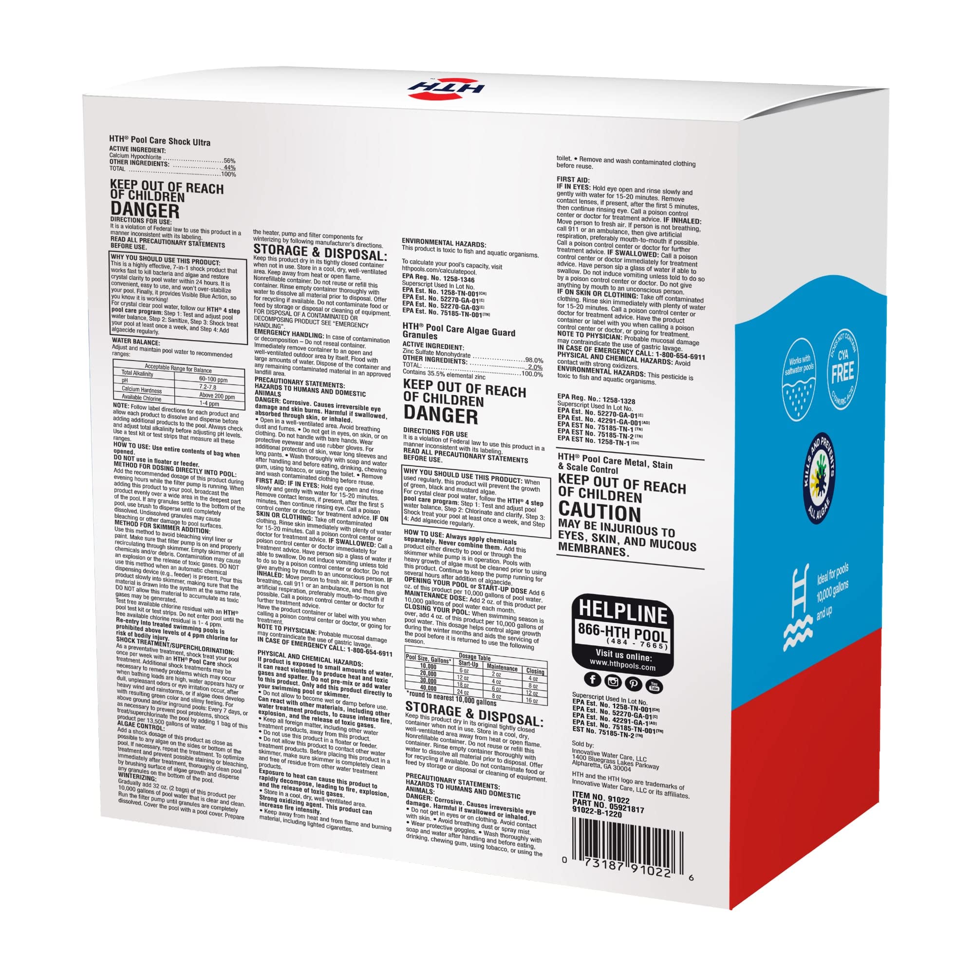 HTH 91022 Swimming Pool Care Kit