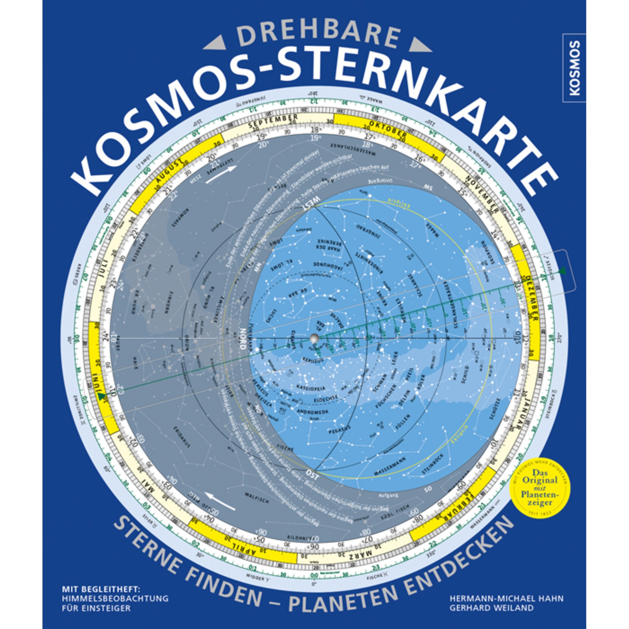 Drehbare Kosmos-Sternkarte: Sterne finden - Planeten entdecken