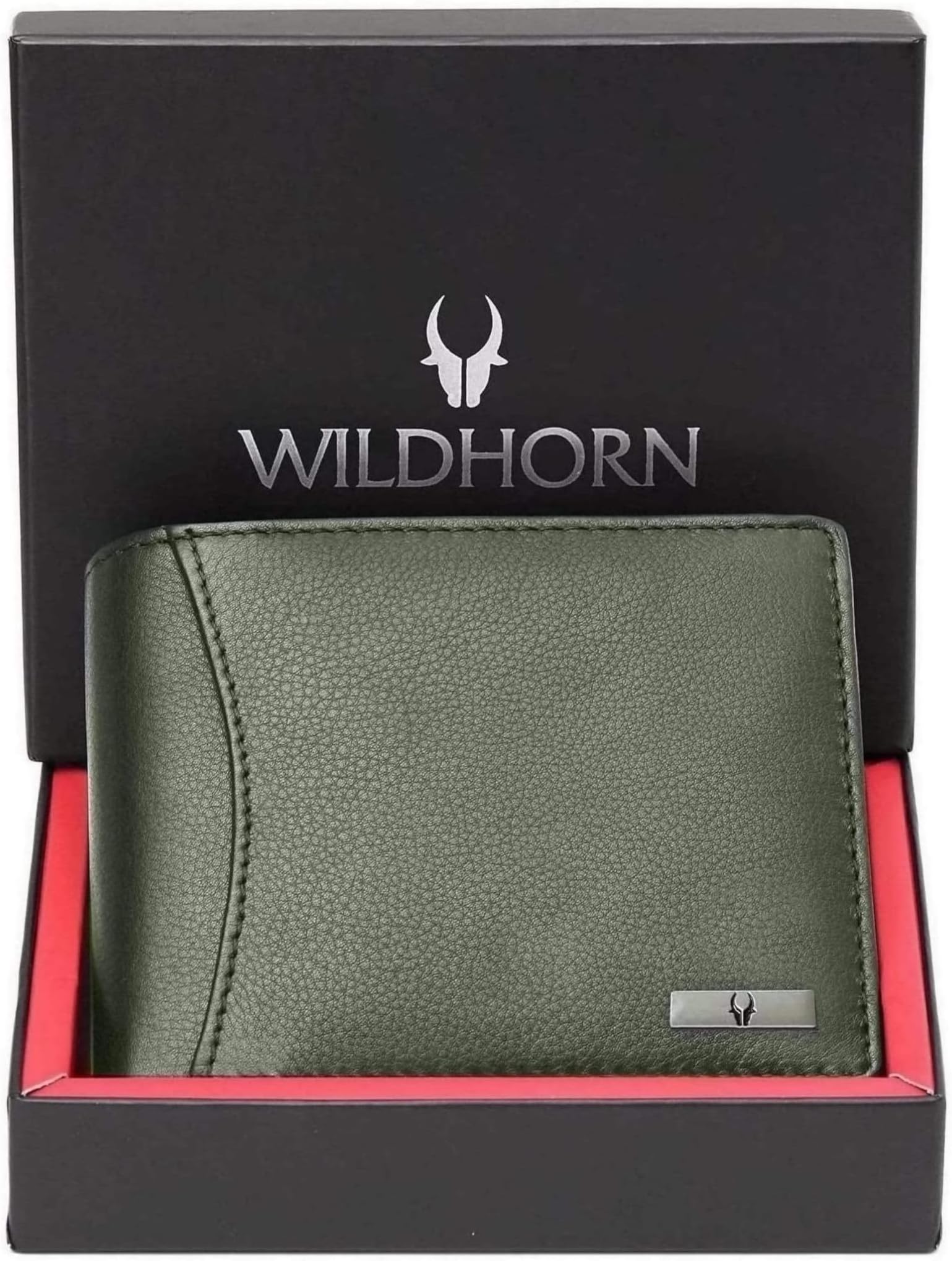 unisex-adult Leather Wallet for Men Bi-Fold Wallet