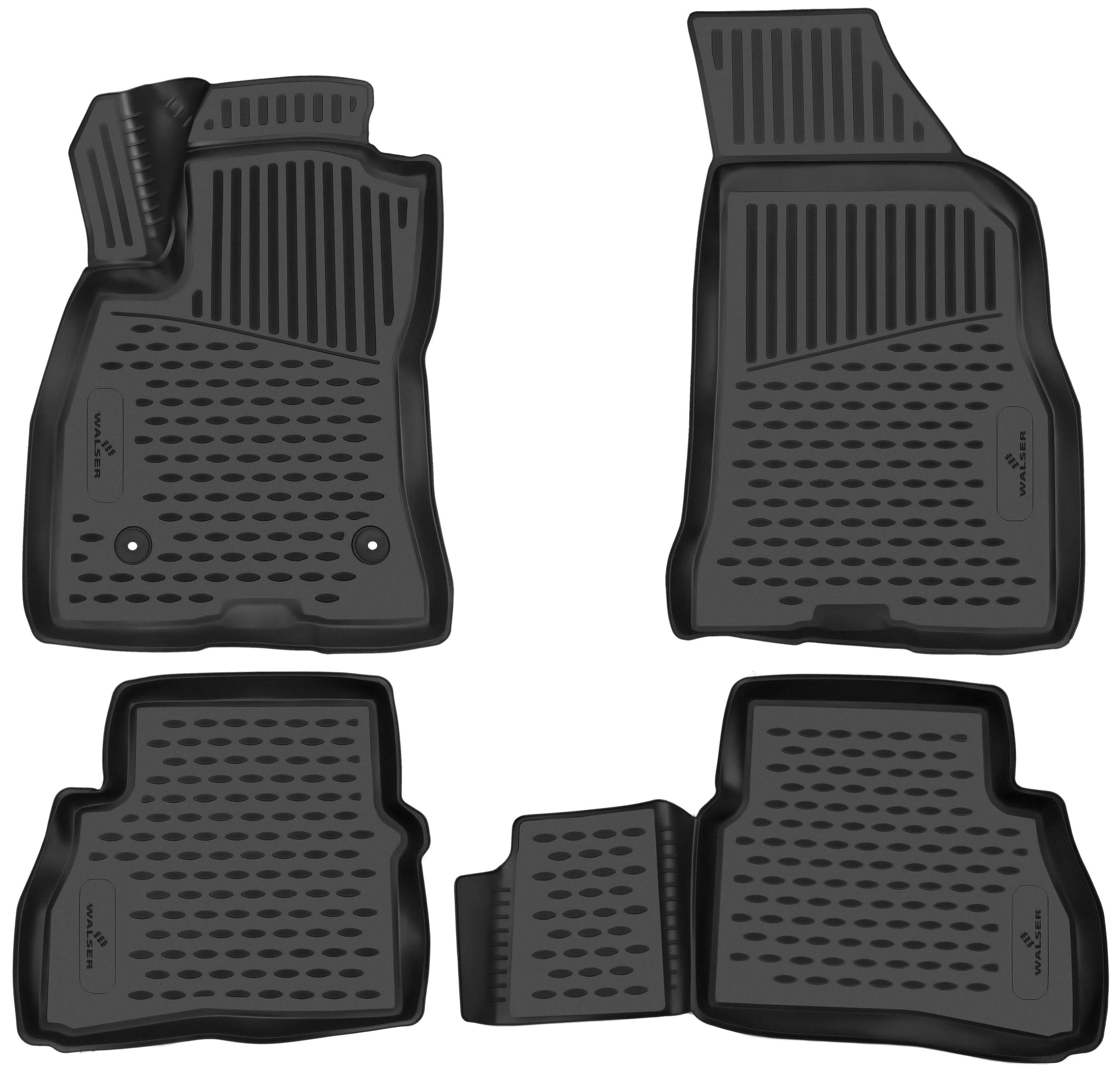 Tapis de sol en caoutchouc Fiat Doblo Combi protection hiver - 7